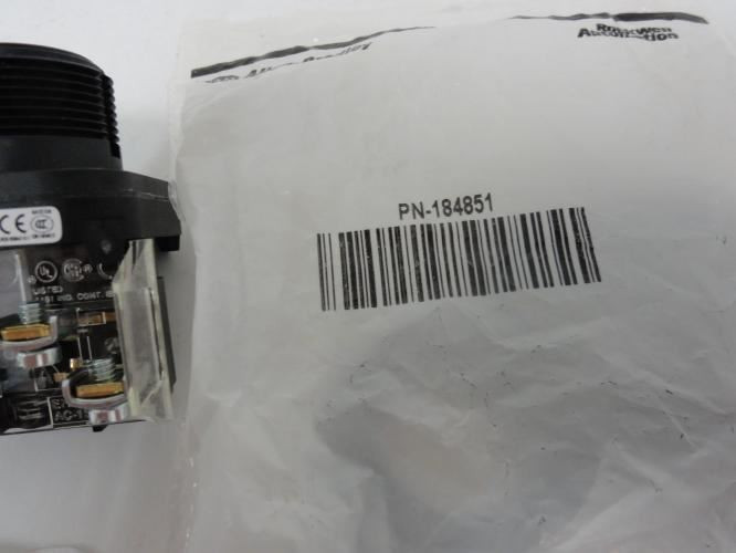 Allen-Bradley 800H-AR2A; Push Button; 1NO/1NC; Size 30mm