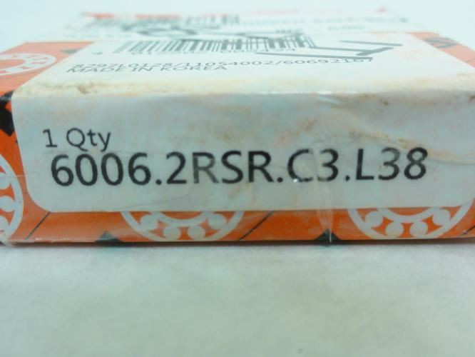 FAG 6006.2RSR.C3.L38; Ball Bearing; 30mm ID; 55mm OD; 13mm W