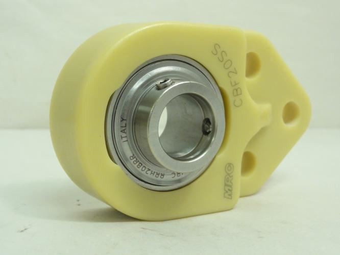 MRC CBF20SS; Flange Bearing; 20mm ID; 3-Bolt Bracket