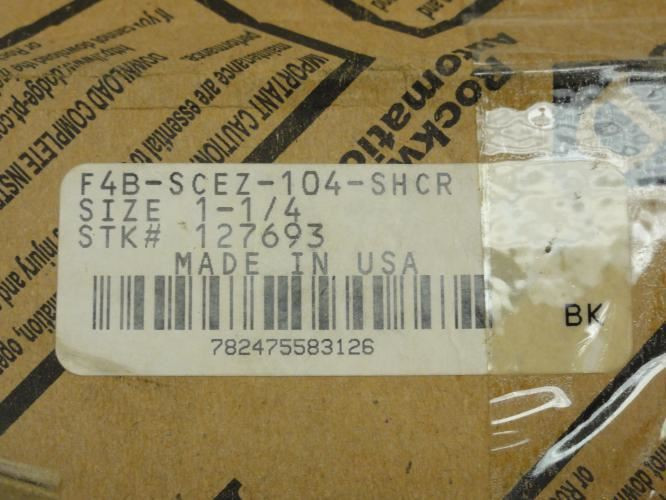 Dodge 127693; Flange Bearing; F4B-SCEZ-104-SHCR; 1-1/4"ID