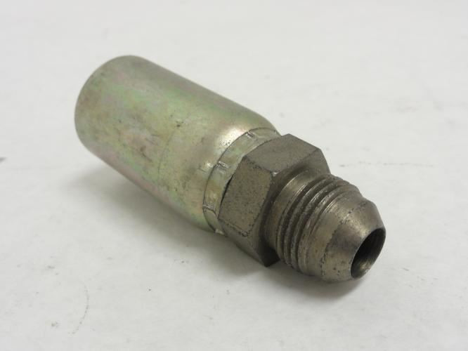 MFG- MJ-08-08; Crimp Coupler 1/2 JIC to # 8 Hose