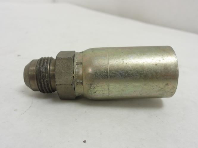 MFG- MJ-08-08; Crimp Coupler 1/2 JIC to # 8 Hose