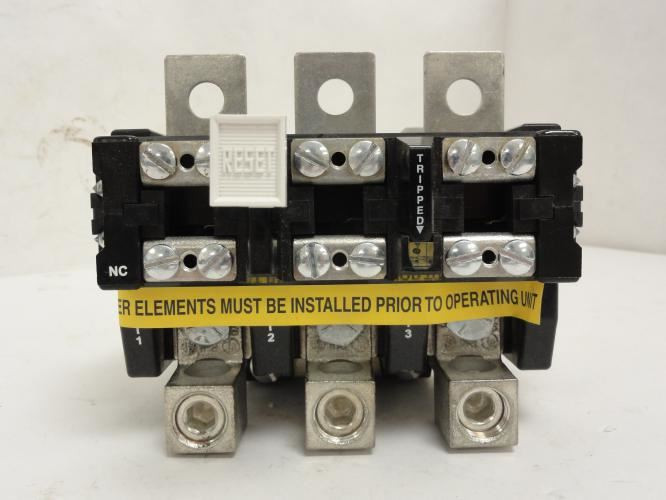 Allen-Bradley 592-EOW169; Eutectic Alloy Overload Relay 165A 3P
