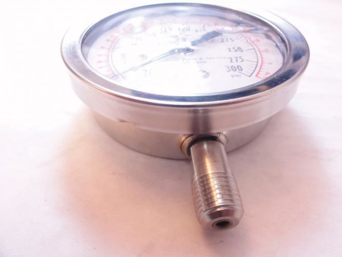 Duralife 35-1009-SWL-02L-30V/300#; Pressure Gauge Vac-0-300 PSI