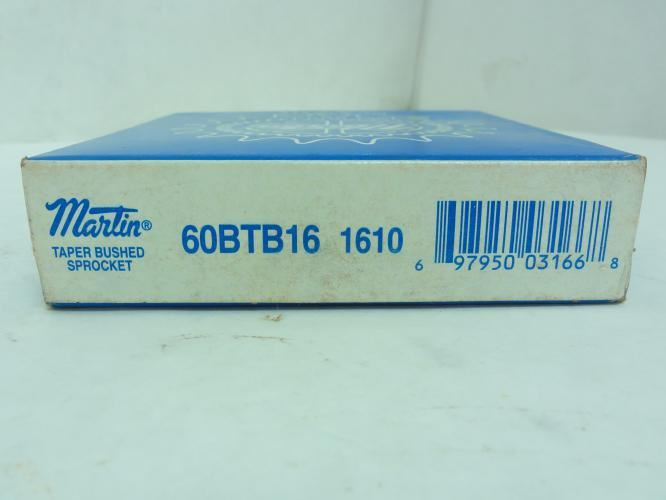 Martin 60BTB16-1610; Bushed Sprocket # 60; 16Teeth