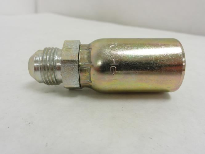 Parker 103HY-8-8; Crimp Coupler 1/2 JIC to # 8 Hose