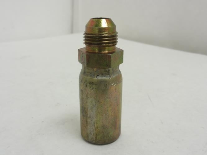 MFG- HY08-SY08; Crimp Coupler 1/2 JIC to # 8 Hose