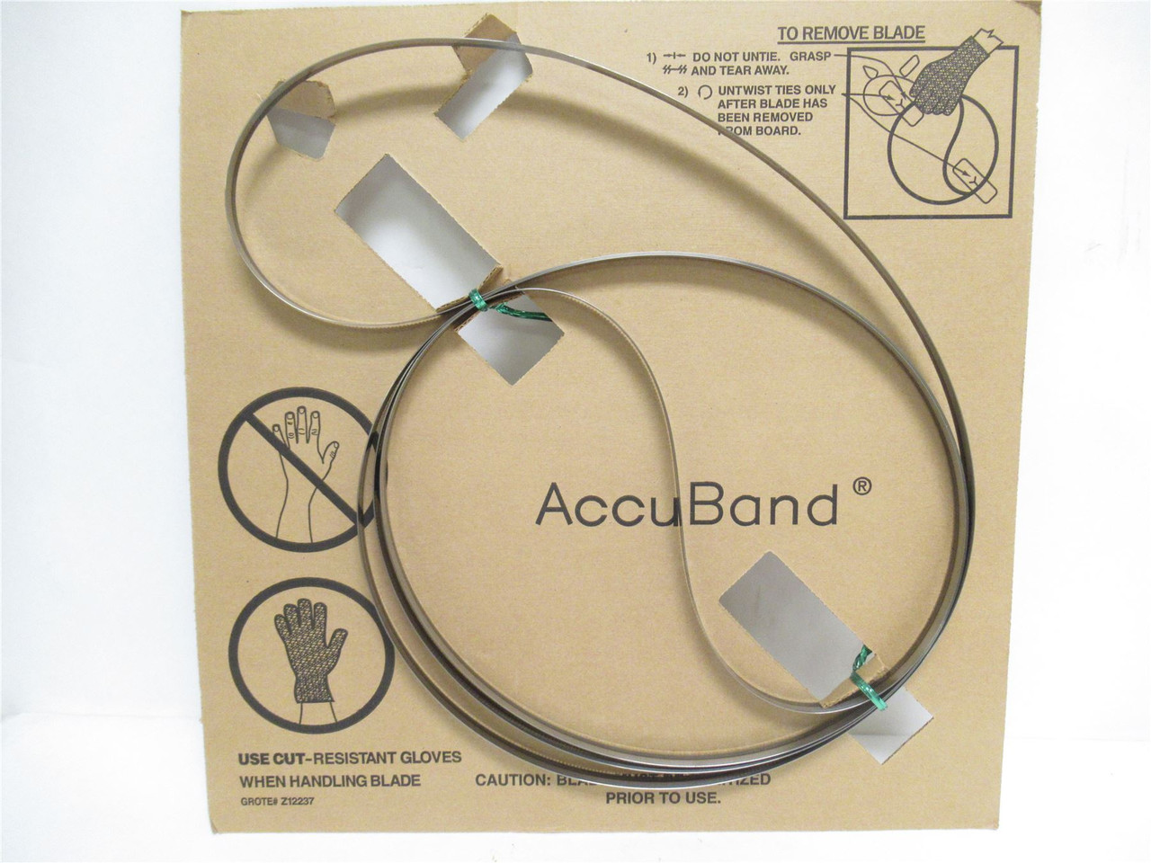 Grote Z12237; Box-25; Coiled Bandsaw Blades