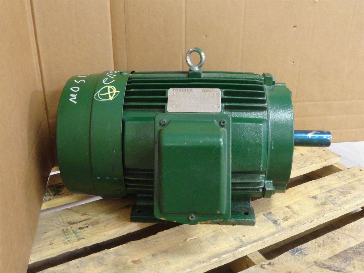 Toshiba 0204SDSR41A-P; AC Motor; 20HP; 230/460V; 1800RPM; 3PH