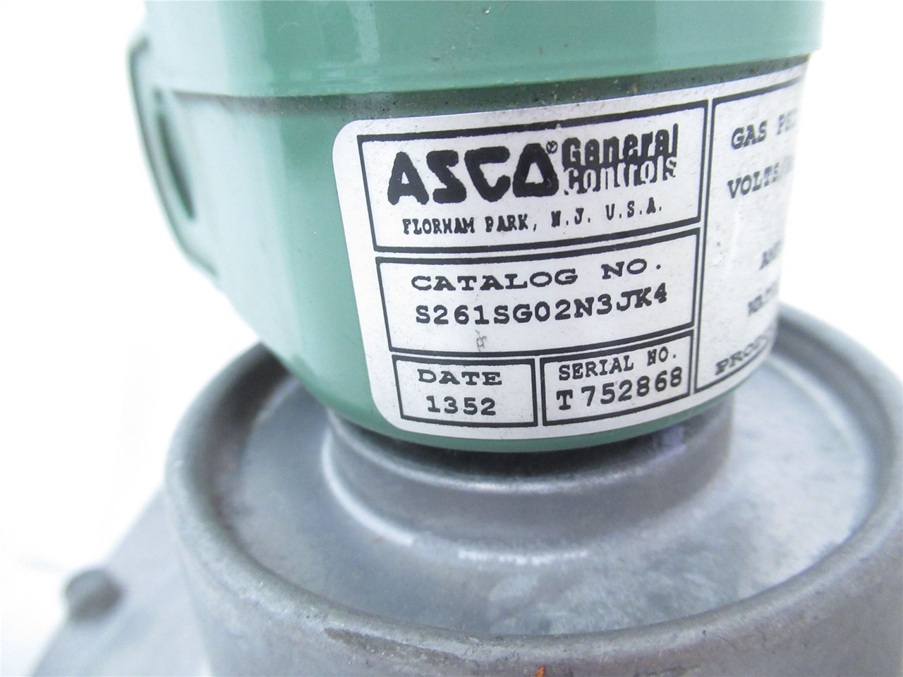 Asco S261SG02N3JK4; Gas Shut Off Valve 2"NC 120VAC