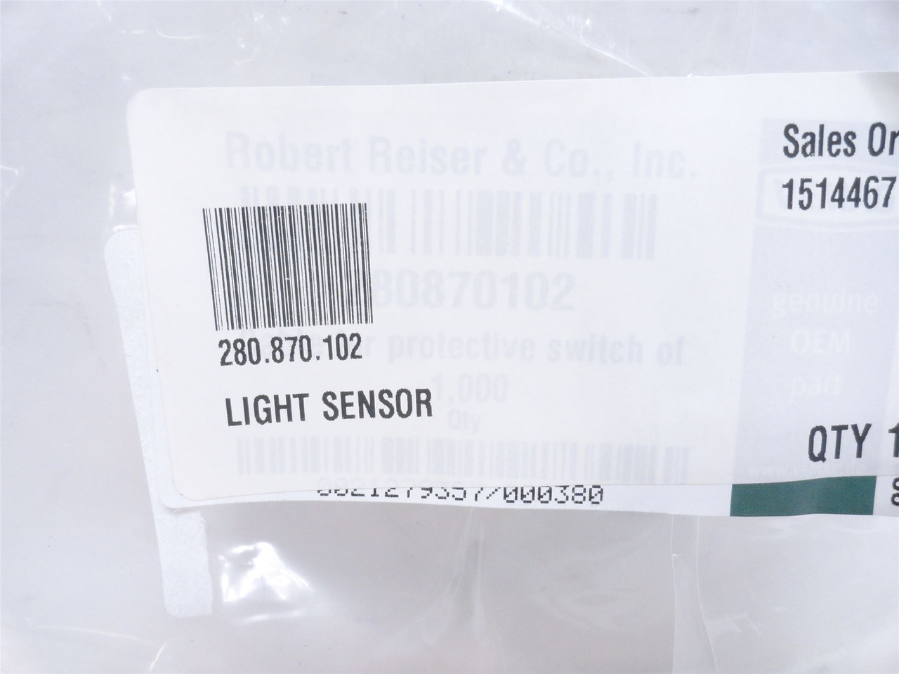 Vemag 280.870.102; Light Sensor Protective Switch