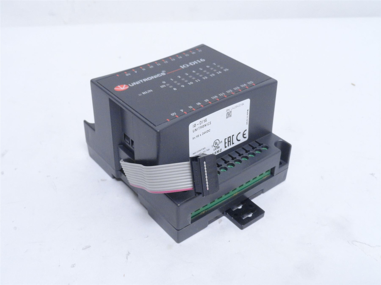 Unitronics IO-D116; Digital Input Splice Module; 16 x 24VDC