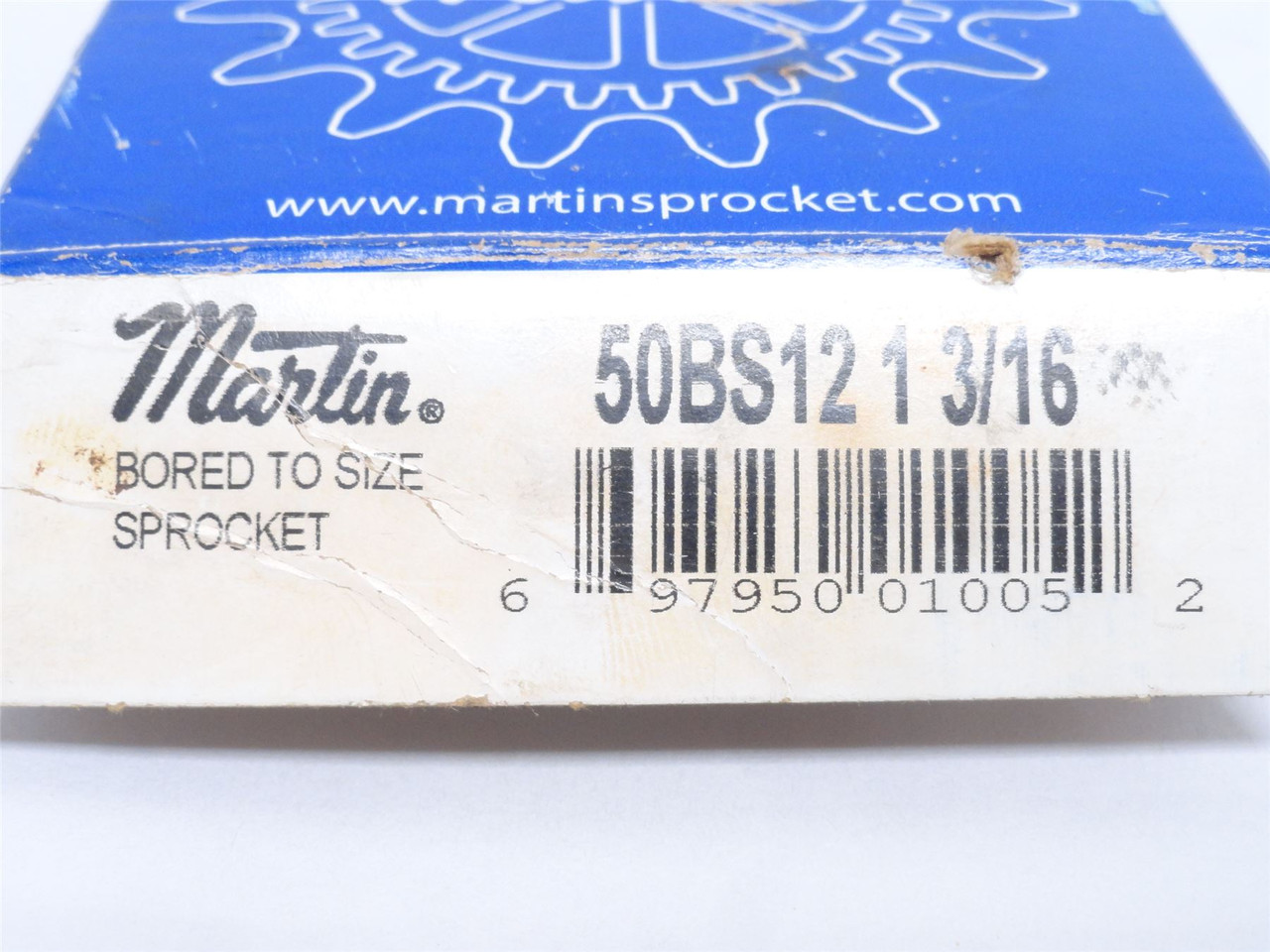 Martin 50BS12X1-3/16; Sprocket #50; 12-Teeth; 1-3/16"ID