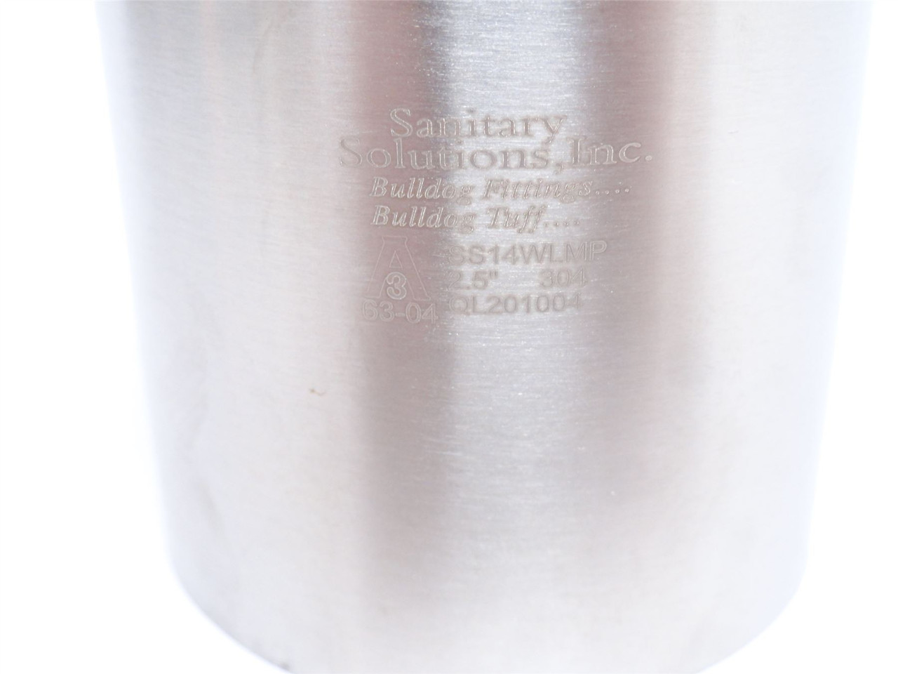 Sanitary Solutions SS14WLMP-2.5-316L; Weld Clamp Ferrule 2.5"