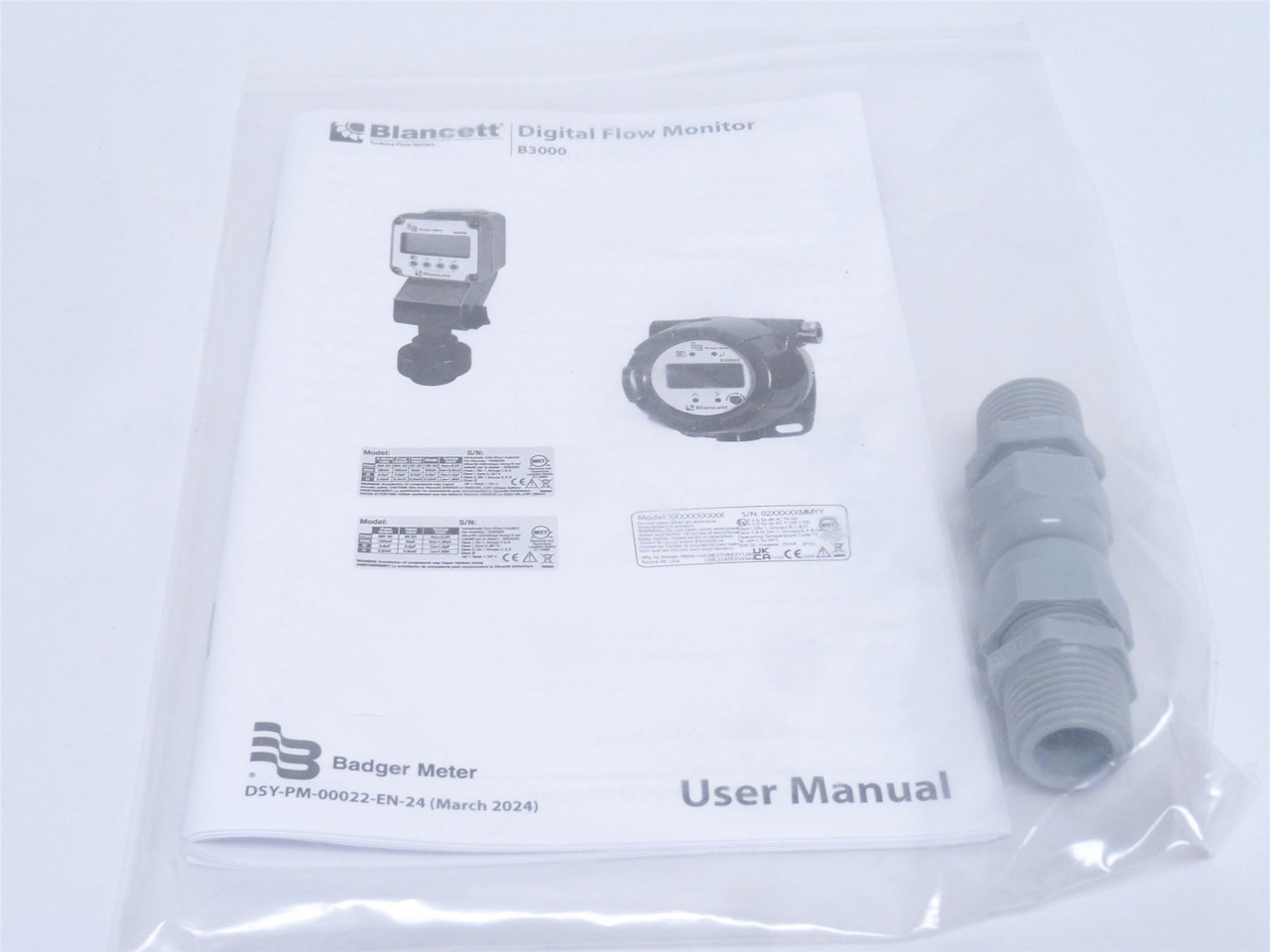 Badger Meter B30AM; Gas Flow Meter; 28VDC