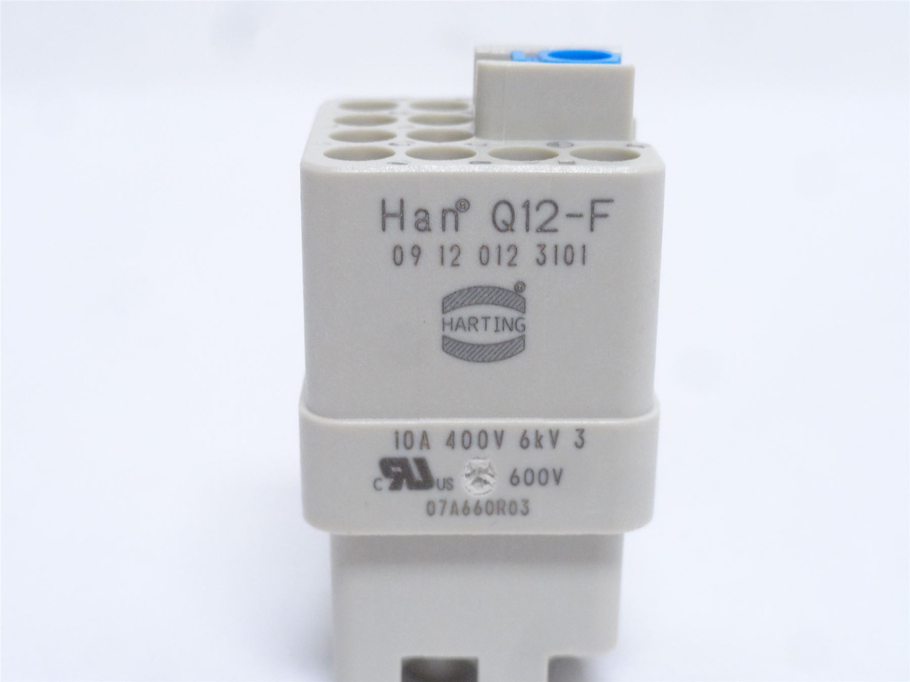 Harting 9120123101; Rectangular Socket Insert; 10A; 400VAC