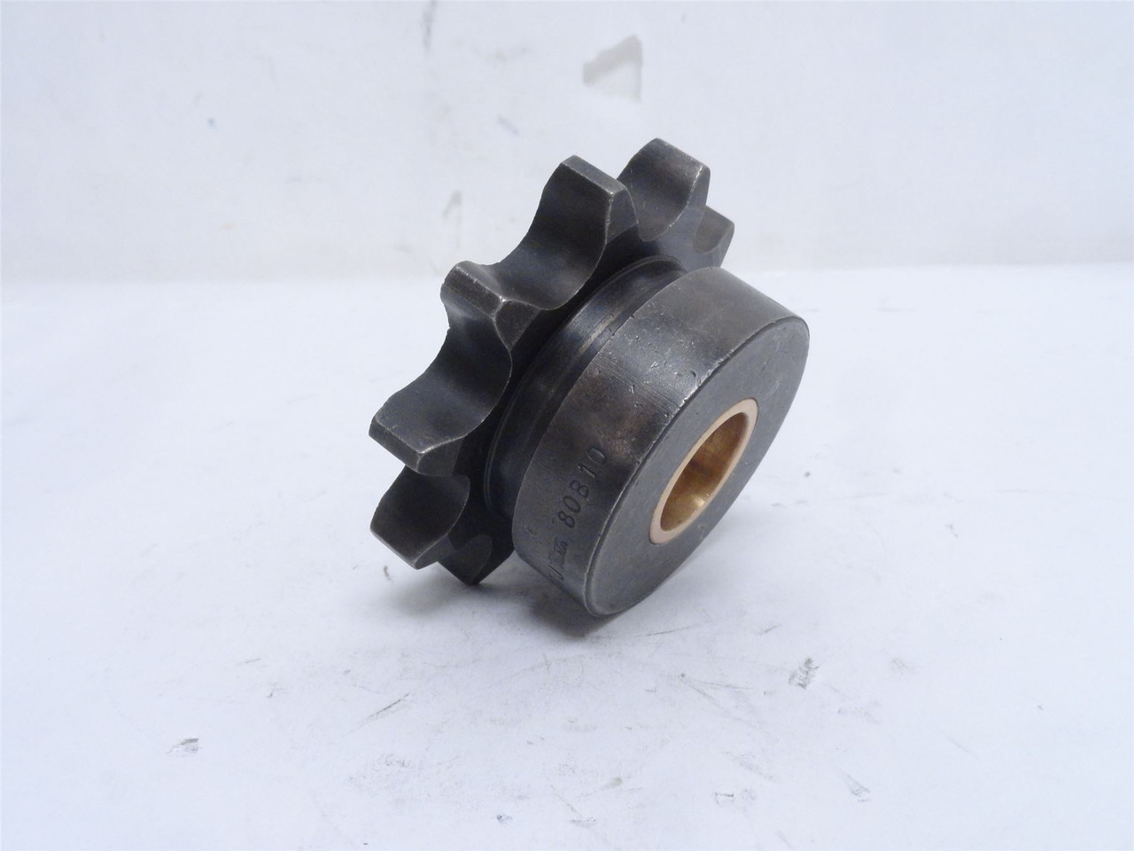 Martin 80B10-1"-IDLER; Bronze Bushed Idler Sprocket  #80; 10T