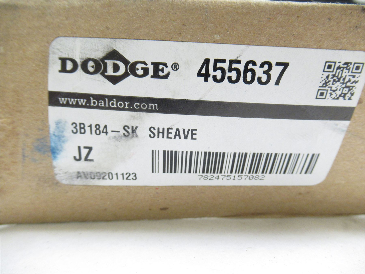 Dodge 3B184-SK; Bushed V-Belt Pulley 455637; 3 Gr; Belt: A; B