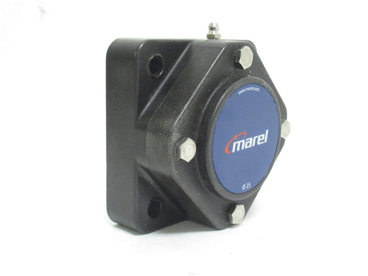 Marel 4266243; Capped Flange Bearing; 25mmID; 4-Bolt