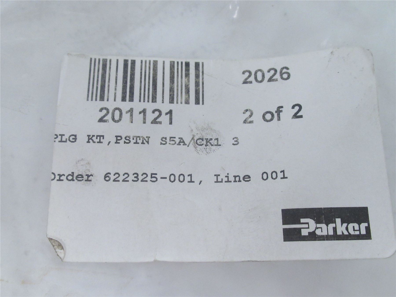 Parker S5A/CK1-3; Valve PLG Kit