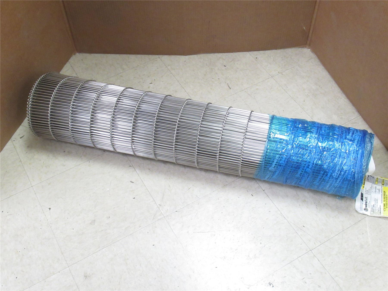 Wirebelt 30X082.040.00W.15SP.CC.SS.EL; Belt SS 40"W x 25'L