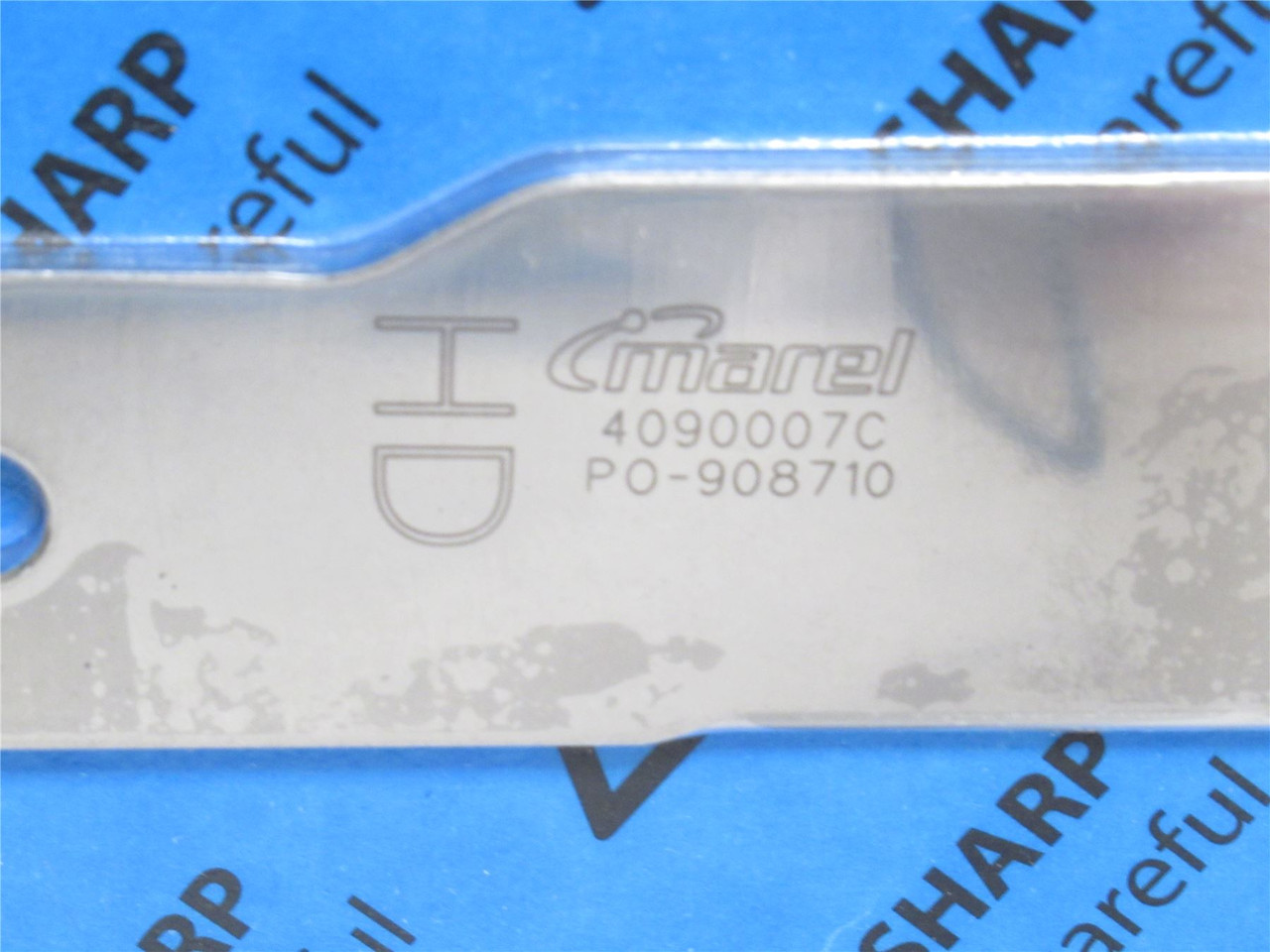 Marel 409000700280_; Straight Wishbone Slicer Blade