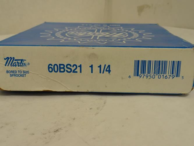 Martin 60BS21 1-1/4; Sprocket # 60; 21Teeth; 1-1/4"ID