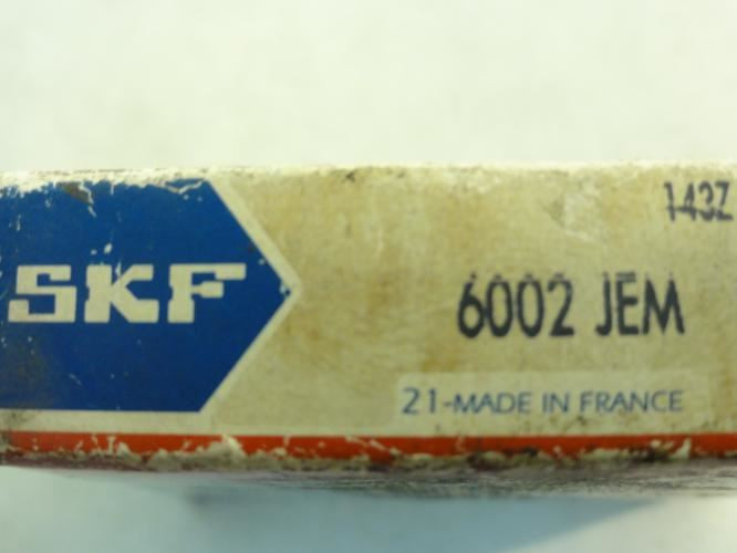 SKF 6002-JEM; Ball Bearing; 15mm ID; 32mm OD; 9mm Width