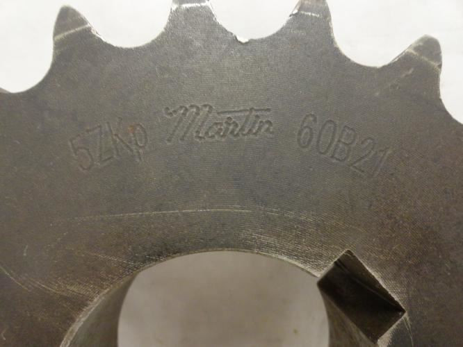 Martin 60B21-2; Sprocket # 60; 21Teeth; 2"ID