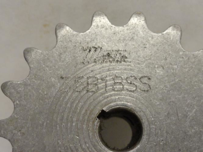 Martin 35B18SS-3/8; Sprocket # 35; SS; 18Teeth;  3/8"ID