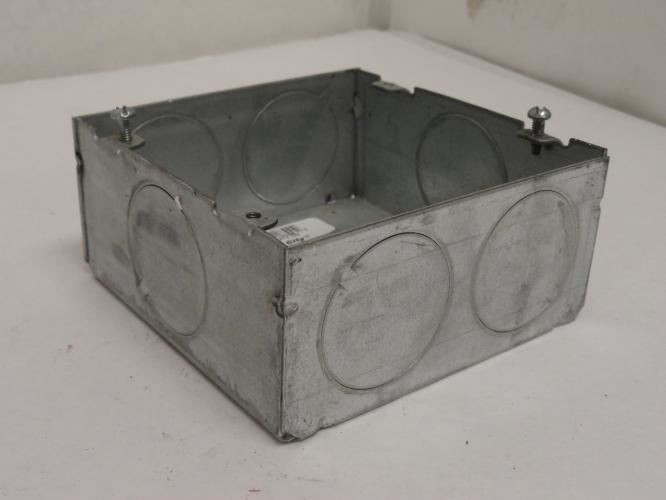 T&B 72171 1-1/4; Steel City Electrical Box; 4-11/16" Square