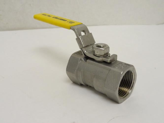 MFG- 1WMZ5; Locking Lever Ball Valve; SS; 1FNPT