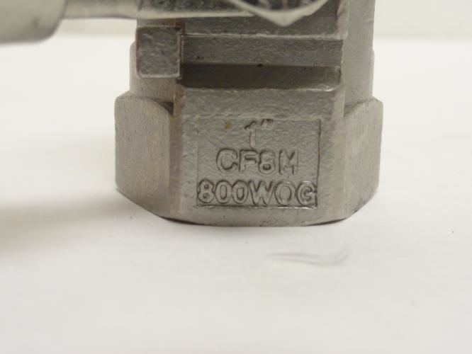 MFG- 1WMZ5; Locking Lever Ball Valve; SS; 1FNPT