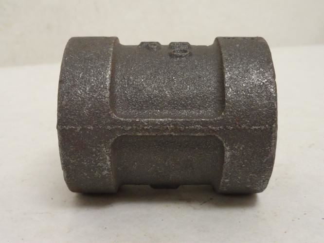 Anvil 361156201; Black Steel Pipe Coupler; 1-1/4Npt; Sch: 80