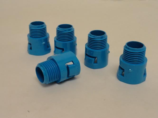 T&B A243D-5; Lot-5; Threaded Male Adapter; ENT; Size: 1/2"