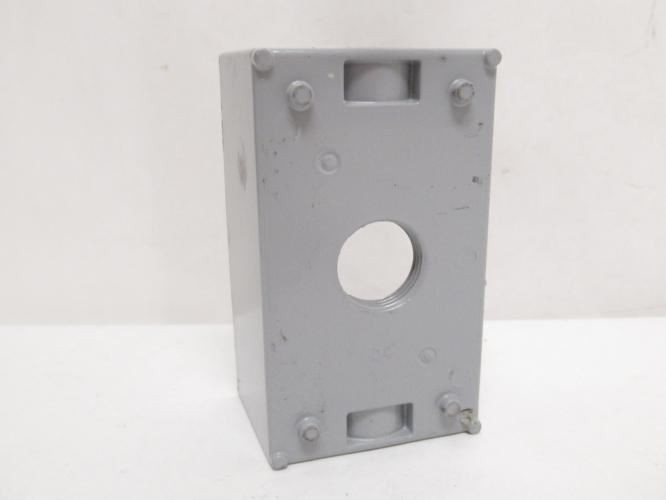 Mulberry Metals 30204; Aluminum Outlet Box; 2"; 3/4" Knockouts