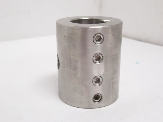 Marlen B630444-2; Keyed Solid Coupling; SS; 1-1/4"ID x 2-1/4"OD