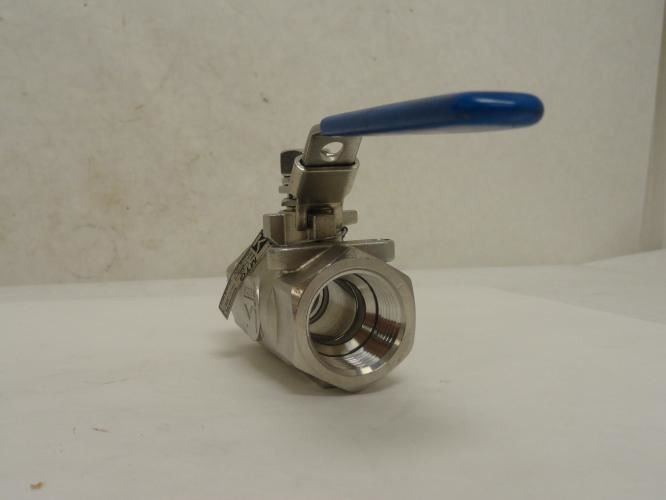 MTG- M2007AR-SS; Inline Ball Valve; SS-316; 1NPT; 2000WOG