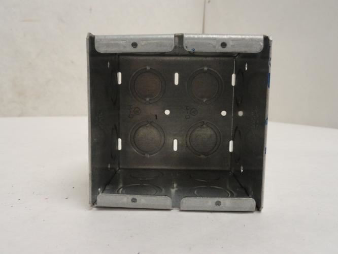 Cooper TP691; Lot-2 Steel Masonry Box; 2-Gang; 3-1/2" Deep