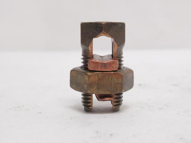 T&B 2H DB; Bronze Alloy Split-Bolt Connector; 6-3STR