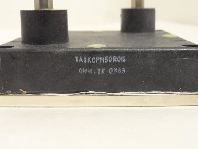 Ohmite TA1K0PH50R0K; Planar Heat Sink Resistor; 1000 Watt 50OHM