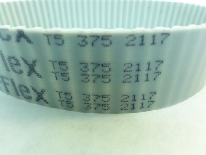 Fenner T5-375-25; Timing Belt; 375mm OL; 25mm W