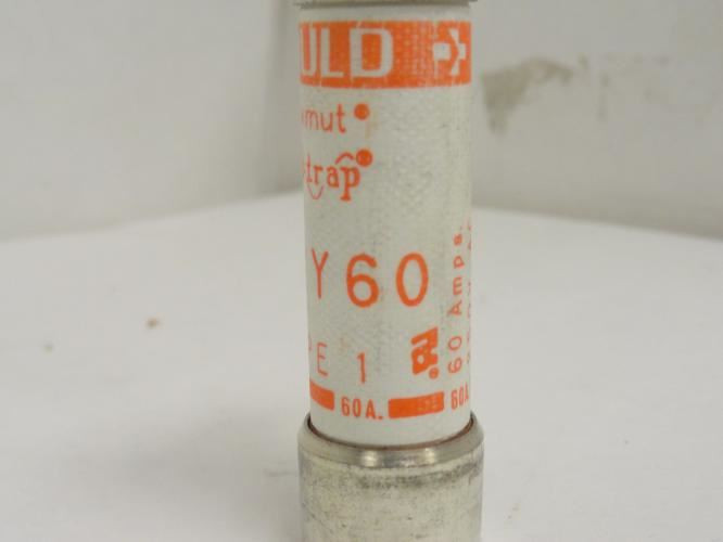 Gould A2Y60; Current Limiting; Ferrule Fuse 50A; 250VAC/500VDC