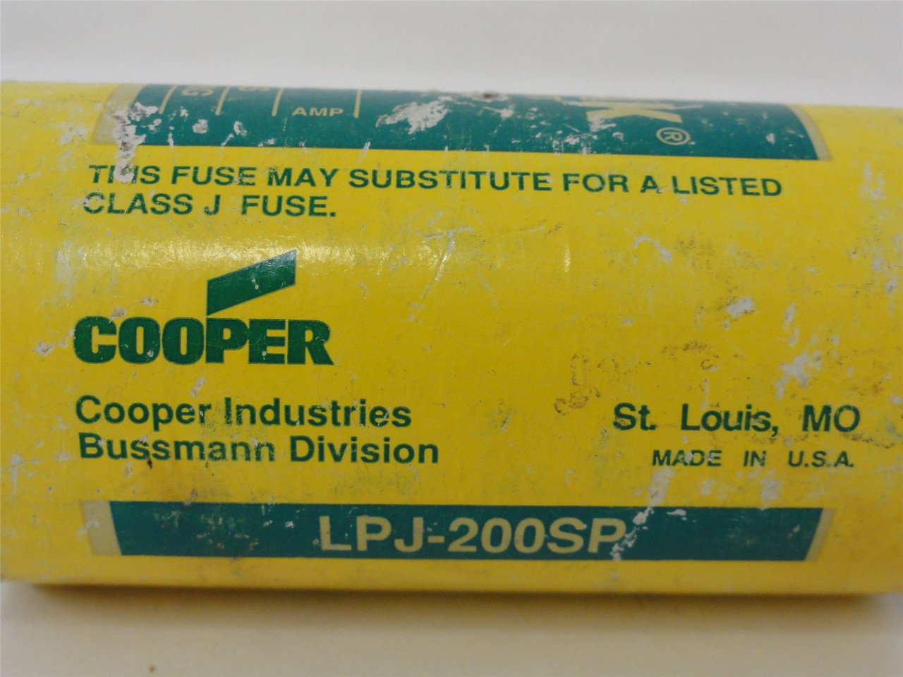 Bussmann LPJ-200SP; Time Delay Fuse; 200A; Cosmetically Poor