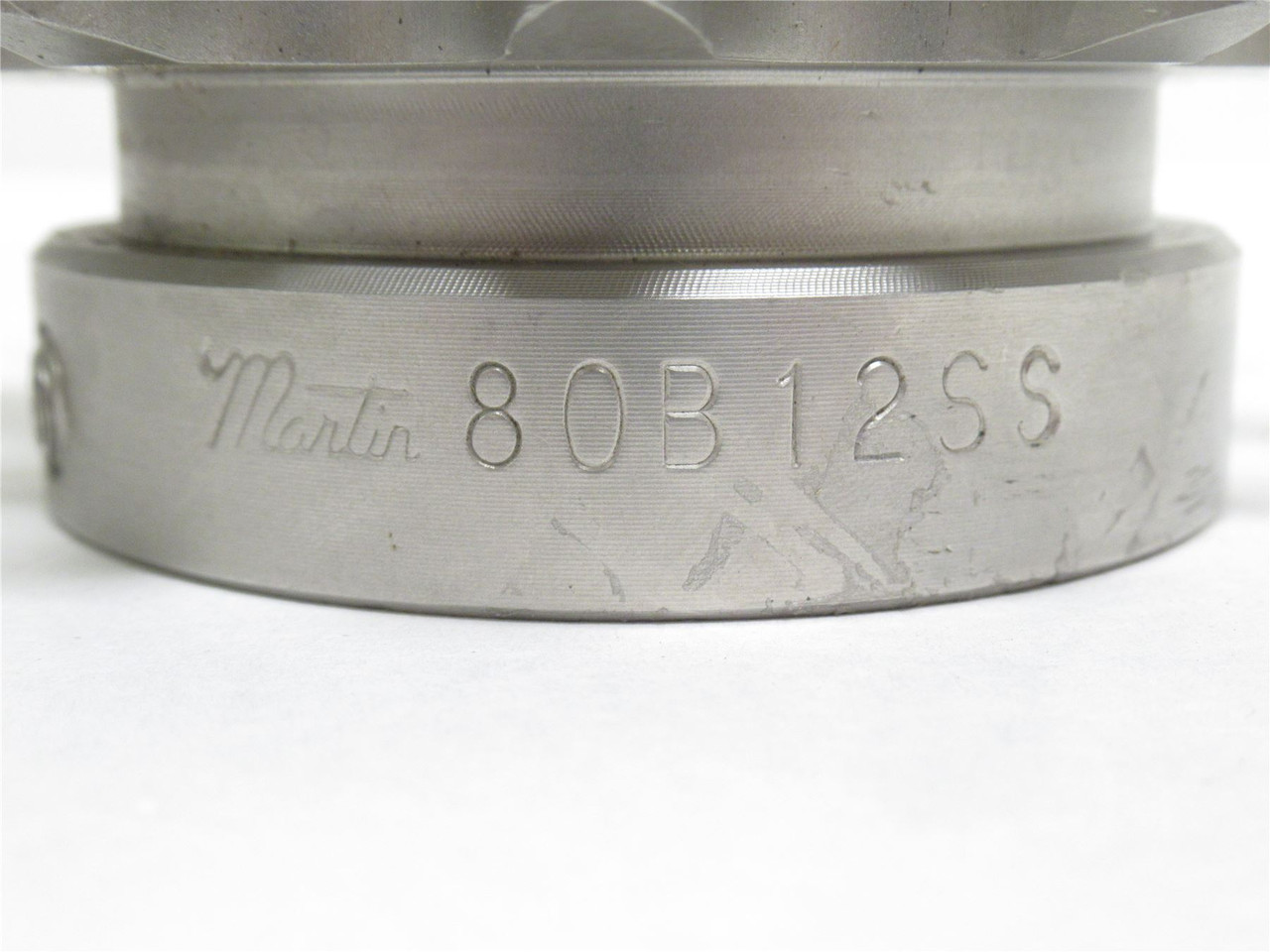 Martin 80B12SS 1-1/2; Sprocket #80; SS; 12 Teeth; 1-1/2"ID