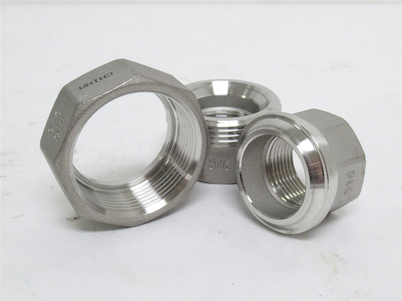 Industry-Std 6JM84; Threaded Pipe Union; SS-316; Size: 3/4NPT