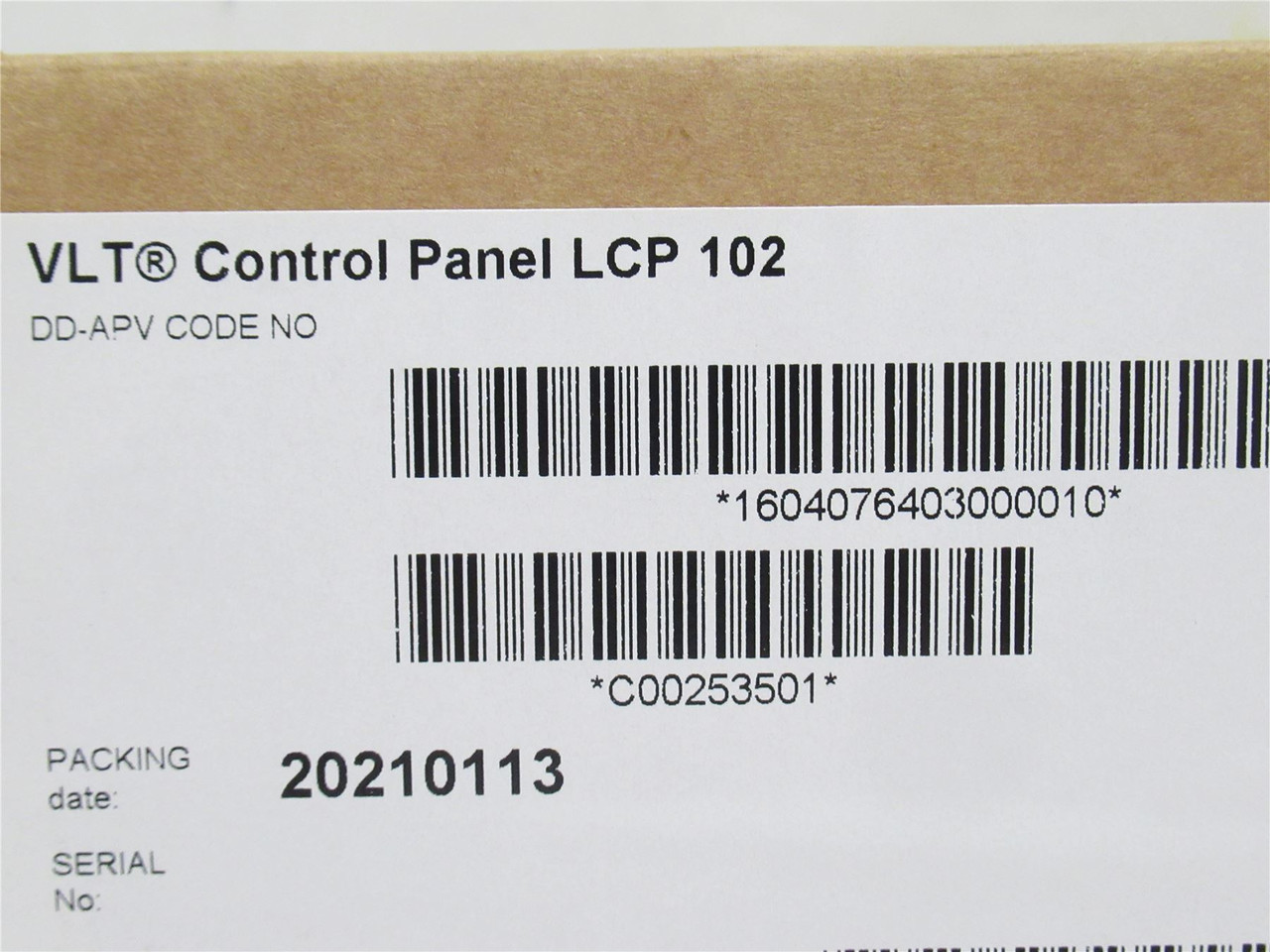 Danfoss LCP-102; Control Panel 5V; 120mA; IP66; NEMA 4X