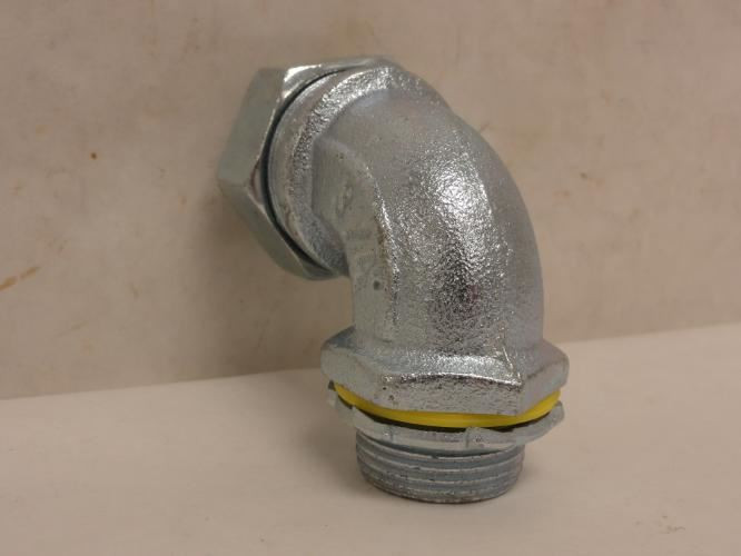 Raco 3543; Malleable Iron/Steel Insulated Elbow 3/4"; 90Deg