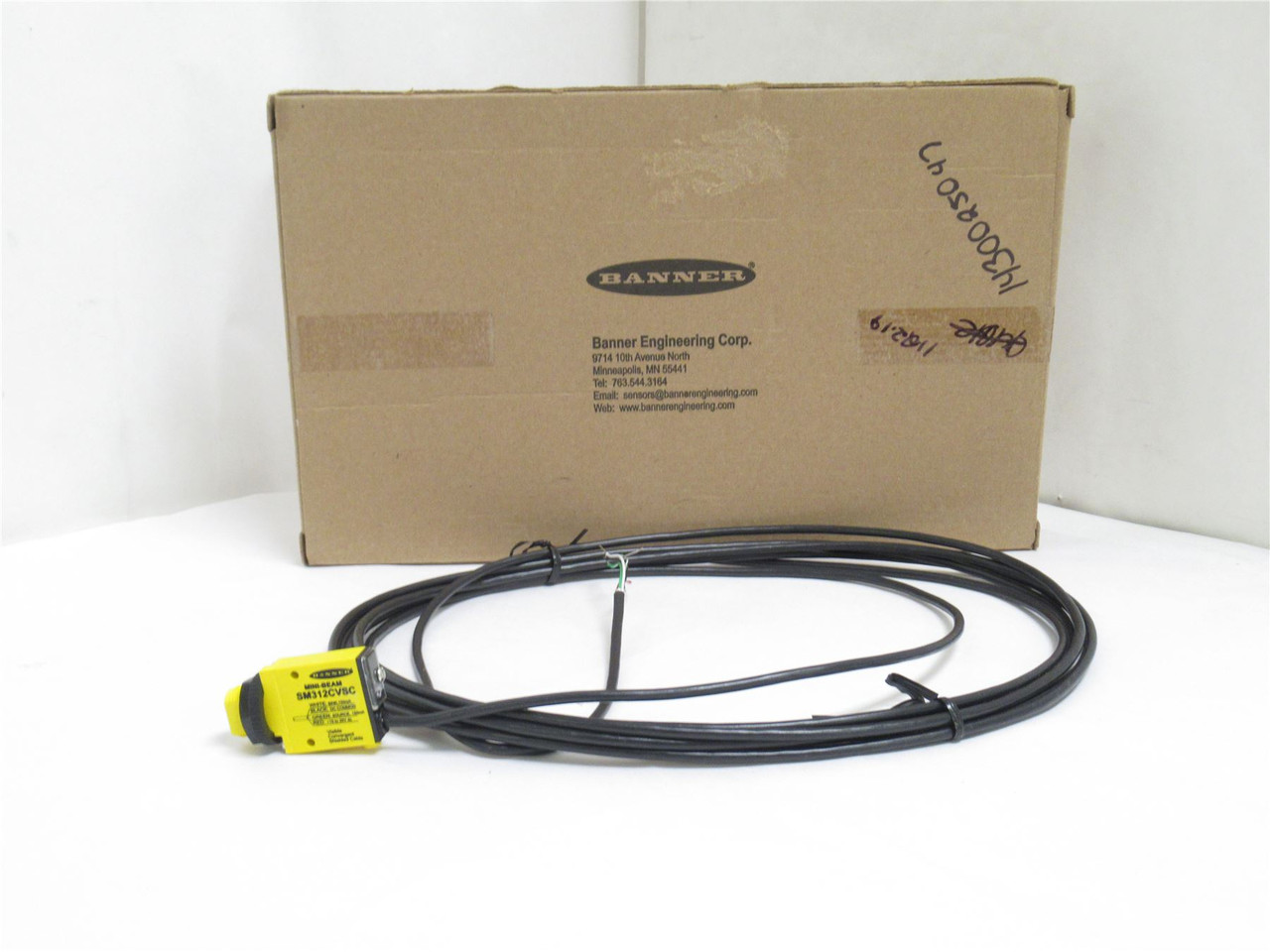 Banner SM312CVSC; Shielded Cable Photo Sensor; 10-30VDC