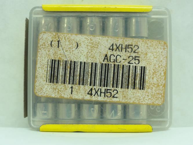 Bussmann AGC-25; Box-5; Fast Acting Glass Fuse 25A; 32VAC